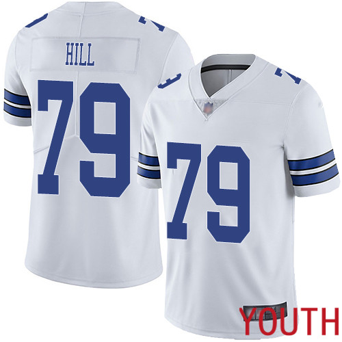 Youth Dallas Cowboys Limited White Trysten Hill Road #79 Vapor Untouchable NFL Jersey->women nfl jersey->Women Jersey